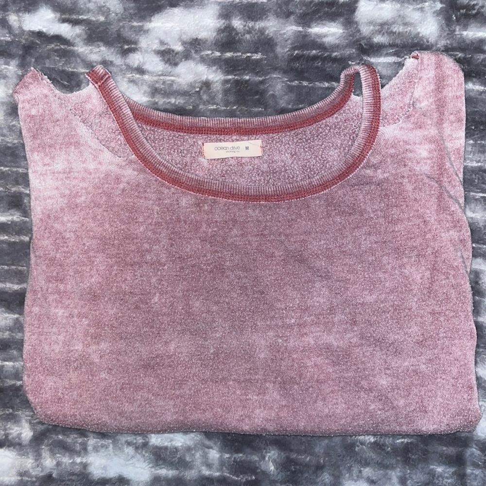 Ocean Drive Cold Shoulder Sweatshirt